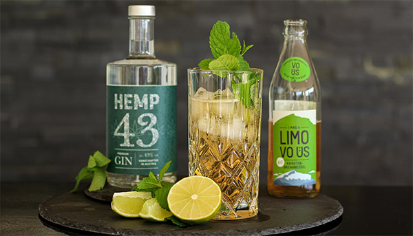 Cocktail Gin Herbs nettle